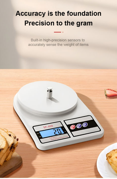 10kg Electronic Digital Kitchen Scale Digital Weight Machine Digital Weight Scale Digital Weighing Scale Digital Weighing Machine Digital Mini Scale Small Scale Weight Machine Digital Pocket Scale Table Jewelry Vegetable Fruit Scales Weight Machine
