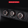 AC Knobs for Volkswagen VW POLO 2004 2005 2006 2007 2008 2009 2010 2011 2012 2013 Aluminum Alloy Air Conditioning Knob Replace. 