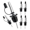 12 Pack Liquor Bottle Pourers, Liquor Pour Spout for Liquor Bottles, Stainless Steel Olive oil Dispenser Spout, Dust Caps Covers. 