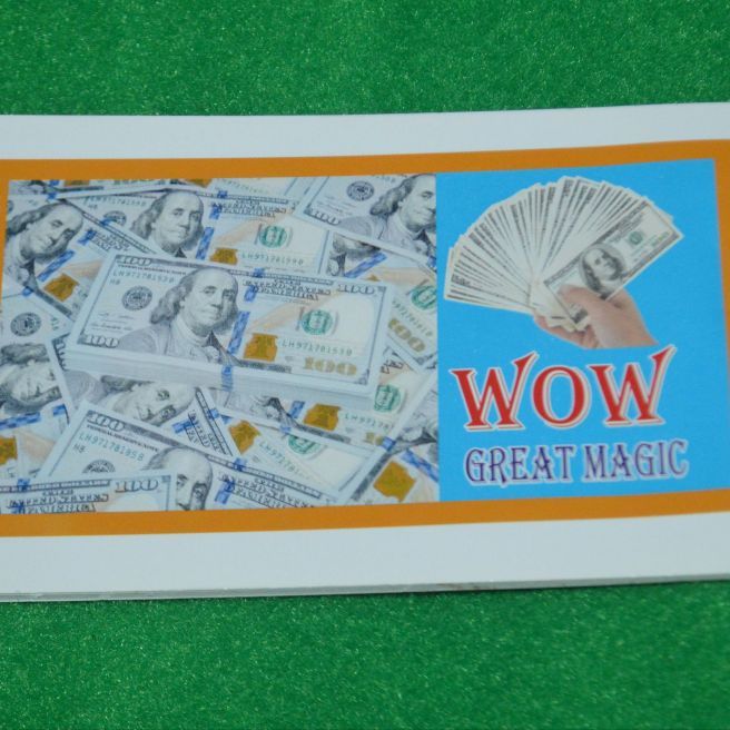 MAGIC%20MONEY%20PAD%20Pocket%20Trick%20Blank%20Paper%20Changes%20To%20Fake%20100%20Dollar%20Toy%20-%20Image%203