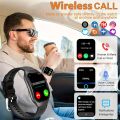 LAXASFIT New Slim Smart Watch Men's 2.01-inch AMOLED Curved Display Bluetooth Talk Sports Fitness Tracking Smartwatch Women's. 