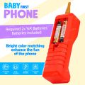 Zest 4 Toyz Musical Mobile Phone Toy for Kids Cellphone | Telephone | Light & Sound | Educational Toys for Kids Baby Babies - Multicolor (Battery Included. 