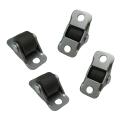 4 Pieces Small Wheel Castors Multipurpose Sliding Door Pulley Silent for Workbench Shelves Cupboard Table Small Furniture. 