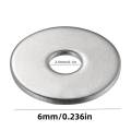 300pcs M2.5 x 6 x 0.5 Stainless Steel Flat Washers – Durable Metal Spacers for Screws & Bolts, Ideal for Factory Maintenance, Ki. 