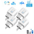 Tuya Smart Wifi Socket 16A/20A EU Smart Plug With Power Monitoring Smart Life APP Remote Control Support  Assistant Alexa. 