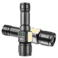 30 W High Power Flashlight | Japan Technology Zoom Light | 5000 mAh | 3 Mods + SOS | Power Full Flashlight With Power bank.