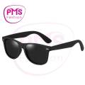 Wayfare Classic Black Sunglasses for Men | Timeless Style & UV Protection.