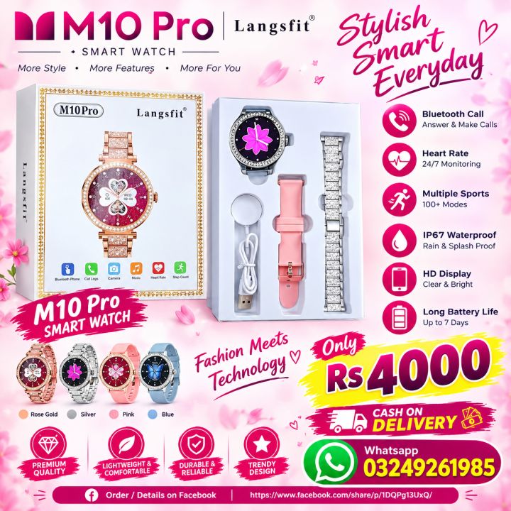 M10 Pro Langsfit Smart Watch
