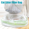 Cat Litter Filter Bag Portable Household Hygiene Reusable Puppy Litter Box Tray Home Accessories Pet Supplies Cat Cleaning Bag. 