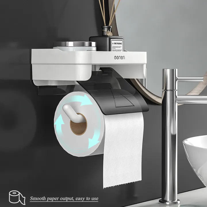 Wall%20Mount%20Toilet%20Paper%20Holder%20Plastic%20Waterproof%20Roll%20Paper%20Storage%20Rack%20Bathroom%20Tissue%20Organizer%20Shelves%20-%20Image%203