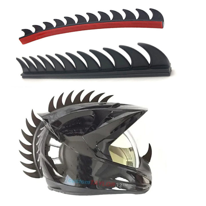 STONEGO Helmet Decoration Motorcycle Helmet Modification Sticker Rubber ...