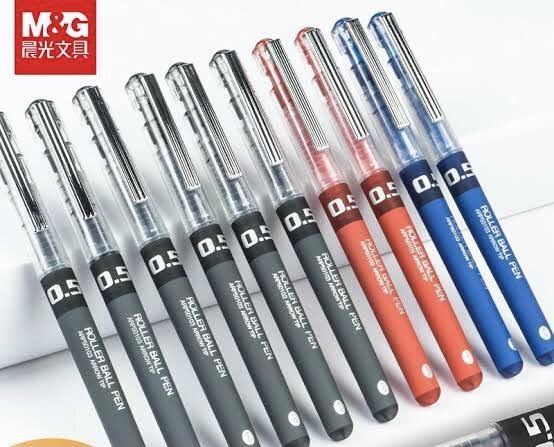 M&G Ace Rollerball Pen 6pcs pack Available in Blue and Black colours