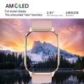 HK21 AMOLED Calling Smart Watch 2.01" Ultra HD Display With 24h Health Monitor and 100+ Sport Modes IP67 Domestic Waterproof Smartwatch. 