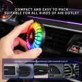 Car Music Rhythm Lamp Car Air Outlet Freshener D2 Vehicle-Mounted Color-Changing Audio Light App Control Music Atmosphere Light.