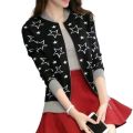 Women's Star Print Fleece Jacket - Double Lining, Winter Warmth, 3 Colors. 
