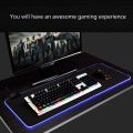 RGB LED Light Gaming Mousepad Waterproof Large Mouse Pad Gamer Mouse Carpet Big Mause Keyboard Pad PC Desk Play Mat with Backlit. 