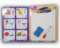 3 in 1 Reusable Read Write Wipe Magic Book with a Marker and duster for kids-Children Tracing Book - Early Learning books. 