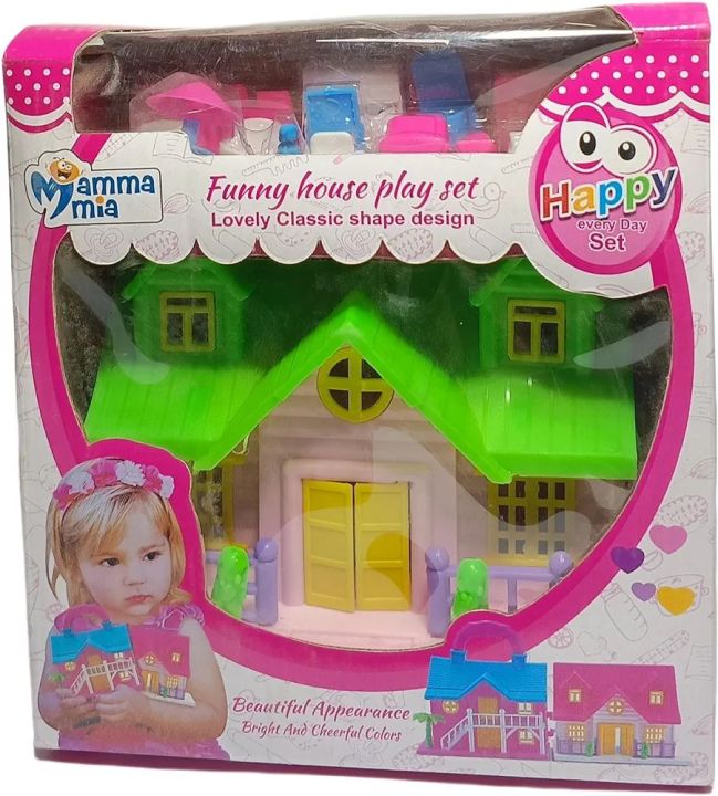 Small Doll House for Girls Doll House with Furniture Doll