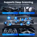 MUCAR DriverScan OBD2 Scanner Bluetooth, Bi-directional scan Tool OE Level All System Diagnostic Active Test 15 Service Function. 