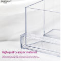 ABS Transparent Acrylic Nail Tools Organizer Boxes Nail Drill Machine Storage Box Polishing Head Display Case Nails Supplies. 