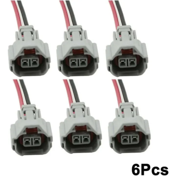 6x%20Female%20Fuel%20Injector%20Connector%20Plug%20Pigtail%20Harness%20Kit%20For%20Toyota%20For%20Audi%20For%20Denso%20-%20Image%202