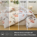 3pcs/set Leaf Floral Pattern Duvet Cover Set(1 Duvet Cover & 2 Pillowcase）Soft And Skin-Friendly Duvet Cover Bedding Set For. 