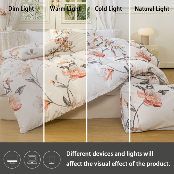 3pcs/set%20Leaf%20Floral%20Pattern%20Duvet%20Cover%20Set(1%20Duvet%20Cover%20&%202%20Pillowcase%EF%BC%89Soft%20And%20Skin-Friendly%20Duvet%20Cover%20Bedding%20Set%20For%20-%20Image%206