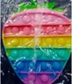 Rainbow Push Bubble Fidget Pad Sensory Toy I Pop It Fidget Toy Gifts for Kids(Small Size). 