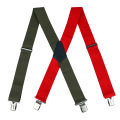 MELOTOUGH Men's Suspenders Fully Elastic 2 Inch Wide X Back Heavy Duty Work Suspenders Tool Belt Suspenders Man Suspend.