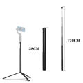 For  Om 5 Extension Rod Pole Selfie Stick Telescopic For Osmo Mobile 3 4 FeiYu Zhiyun Smooth Isteady Gimbal Accessories. 