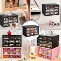 Dustproof Multi-Grid Desktop Drawer Organizer - Portable Storage Box for Jewelry, Cosmetics, Desk Drawer Organizer Box.