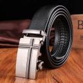 Men's casual all-lap letter automatic buckle leather belt Business gifts Belt clothing and accessories. 