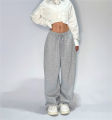 Women Harajuku Wide Leg Sweatpants 2025 Spring Fall Solid Fashion Sport Pant Female Casual Oversize Clothes Lady Baggy Trousers.