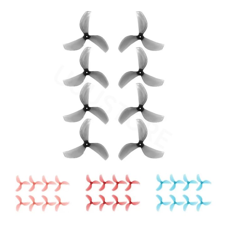 8PCS 4Pairs Gemfan 45mm 3-Blade 45mm-3 PC Propeller T-Mount 1mm 1.5mm 0805 Motor for FPV RC FreestyleTinywhoop Drones DIY Parts