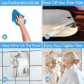 Acrylic Anti Fog Mirror Shower Shaving Fogless Mirror Washroom Unbreakable Portable Travel Shaving Bathroom Accessories Tools. 