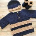 Best Quality Woolen Sweater for Babies -Baby Baba Crochet set -Handmade Crochet Sweater. 