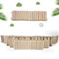 Hamster Habitat Accessories Multiple Size Wooden Bridge Cage Hamster Bendable Fence for Small Animals Climbing.