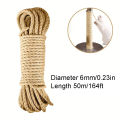 33/66/164ft Natural Sisal Rope Cat Scratcher Rope Tree Scratching DIY Toy Paw Claw Furniture Protector Scratching Post. 
