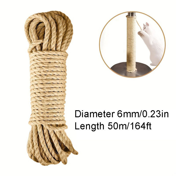 33/66/164ft%20Natural%20Sisal%20Rope%20Cat%20Scratcher%20Rope%20Tree%20Scratching%20DIY%20Toy%20Paw%20Claw%20Furniture%20Protector%20Scratching%20Post%20-%20Image%207