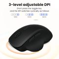 Dual-Mode Bluetooth 5.2 Mouse 2.4G Wireless Mouse 6 Keys Rechargeable Gaming Mouse 1600DPI Optical Mouse For PC Laptop Tablet.