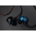KZ ES3 IEM headphones 2 drivers detachable cable Thai insurance normal version (Clear Blue). 