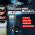 Mini Microphone PC Mic 3.5mm AUX Wired Microphones for PC Computer Laptop Notebook Loud Speaker. 