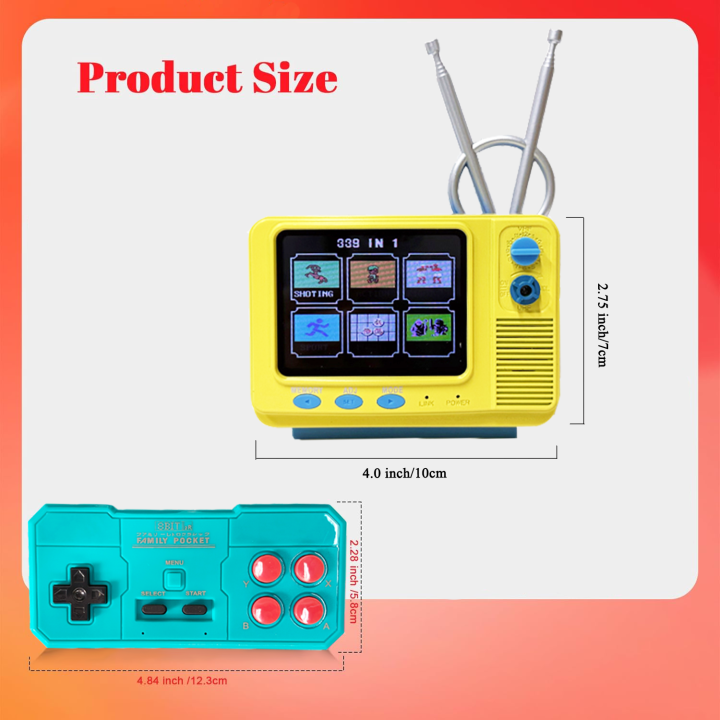 Retro%20Mini%20TV%20Game%20Console%20with%20Wireless%20Controller%20Built-in%20168%20Classic%20Games%20Handheld%20Game%20Player%20Support%20AV%20Output%20for%20Kids%20-%20Image%205