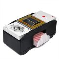 2 Decks Automatic Card Shuffler Automatic Playing Cards Shuffler Mixer Games Poker Sorter Machine Dispenser for Travel Home. 