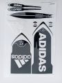 New 3D 2025 AD Latest Black & white Edition Cricket Bat Sticker For Professional Players. 