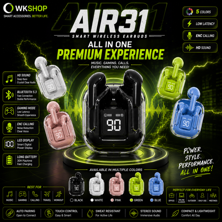WKSHOP%20Air%2031%20Transparent%20Wireless%20Earbuds%20Bluetooth%205.3%20TWS%20Earphones%20HD%20Bass%20Stereo%20Sound%20ENC%20Noise%20Reduction%20Gaming%20Handsfree%20Touch%20Control%20Long%20Battery%20Life%20Charging%20Case%20Low%20Latency%20Compatible%20with%20Android%20iOS%20Smartphones%20Music%20Ear%20Buds%20-%20Image%208