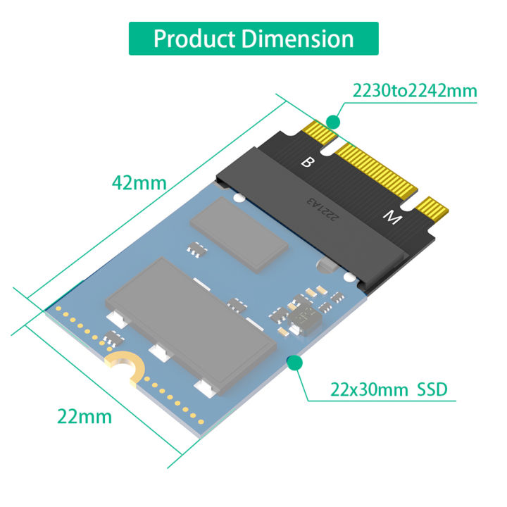 For%20NVME%20M-Key%20/%20M2%20SATA%20B+M%20Key%202230%20to%202242%20Extension%20Adapter%20Card%20Converter%20for%20ThinkPad%20X270%20X280%20T470%20T480%20L480%20T580%20-%20Image%203