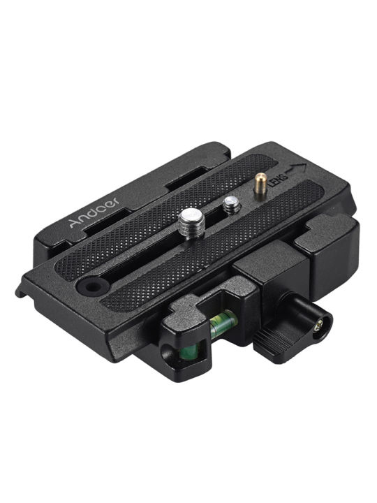 Andoer%20Video%20Camera%20Tripod%20Quick%20Release%20Clamp%20Adapter%20with%20Quick%20Release%20Plate%20for%20Manfrotto%20501%20500AH%20701HDV%20503HDV%20Q5%20Head%20-%20Image%207