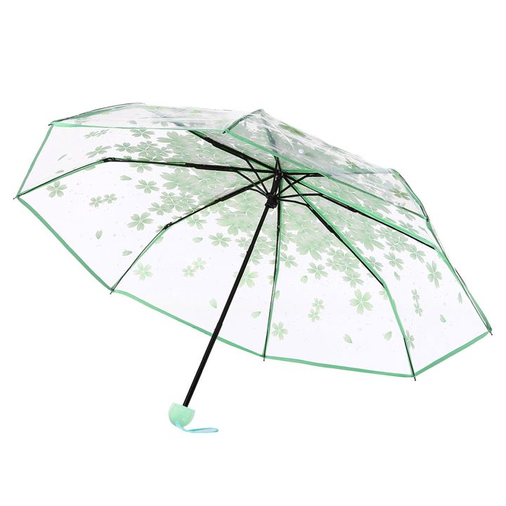 Cherry%20Flower%20Transparent%20Umbrella%20Anti-UV%203%20Fold%20Clear%20Sun%20Rain%20Umbrella%20Paraguas%20Plegable%20Mujer%20Women%20Girls%20Sakura%20Umbrella%20-%20Image%203