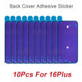 10Pcs Back Cover Adhesive Waterproof Seal Sticker for iPhone 14 15 16 Pro Max Plus Rear Side Seal Tape Glue Repair Sticker. 